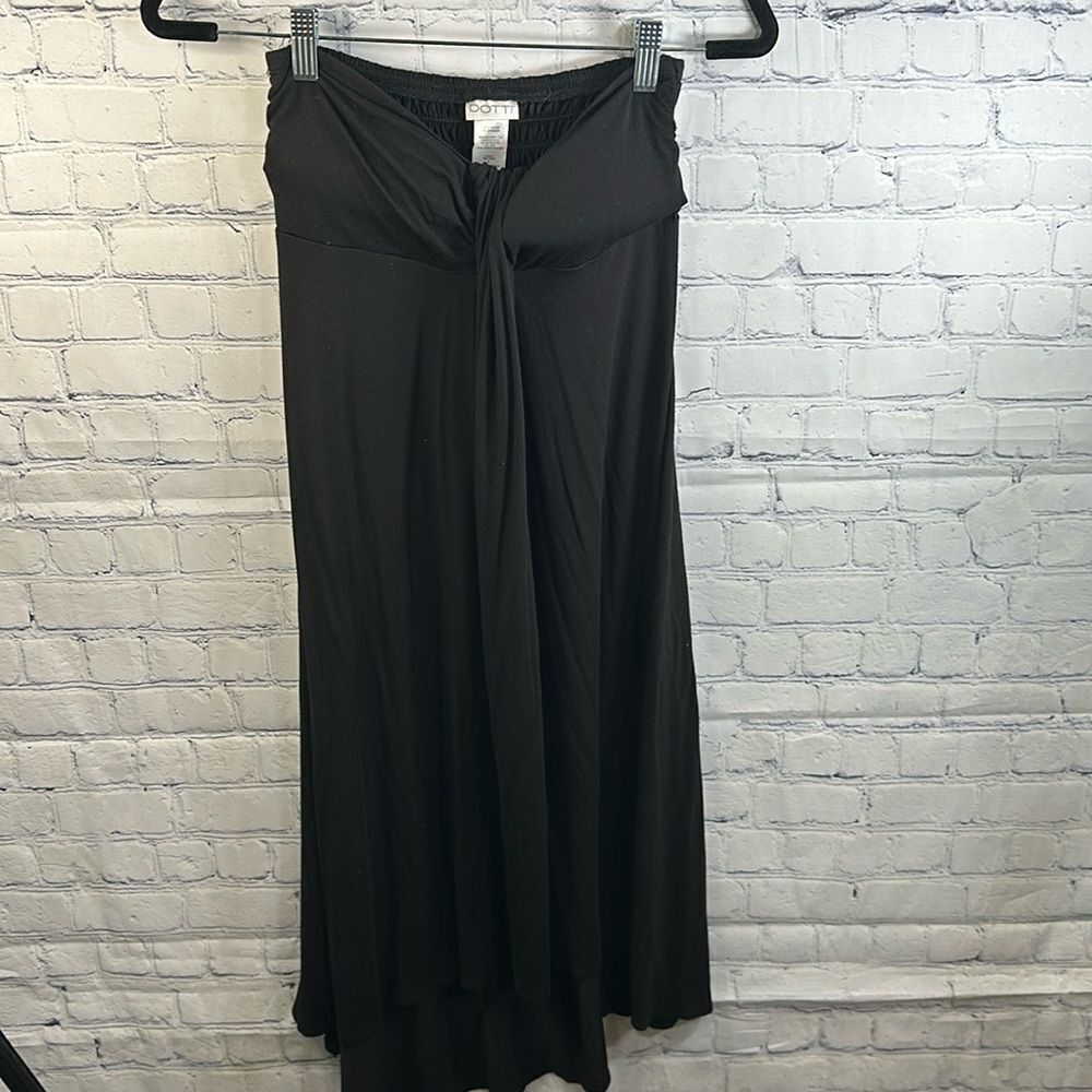 🖤 Dotti Strapless Black Bathing Suit Cover-Up - Size Small 🖤